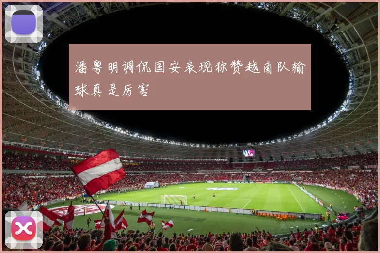 潘粤明调侃国安表现称赞越南队输球真是厉害